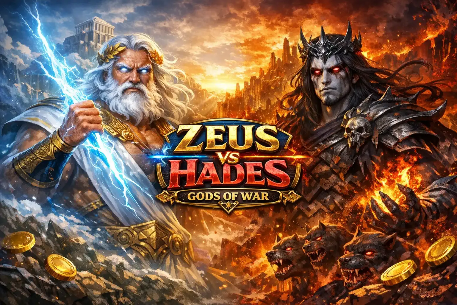 Zeus vs Hades Gods of War